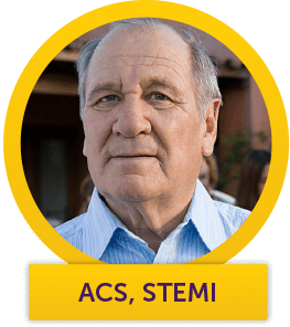Kenneth, a history of ACS, STEMI