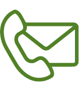 Phone and email support icon